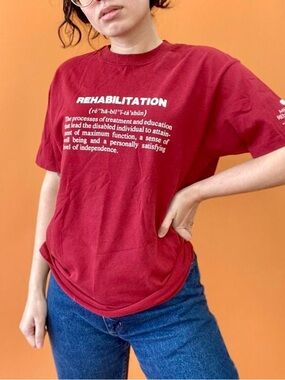 Vintage Maroon Tee Single Stitch